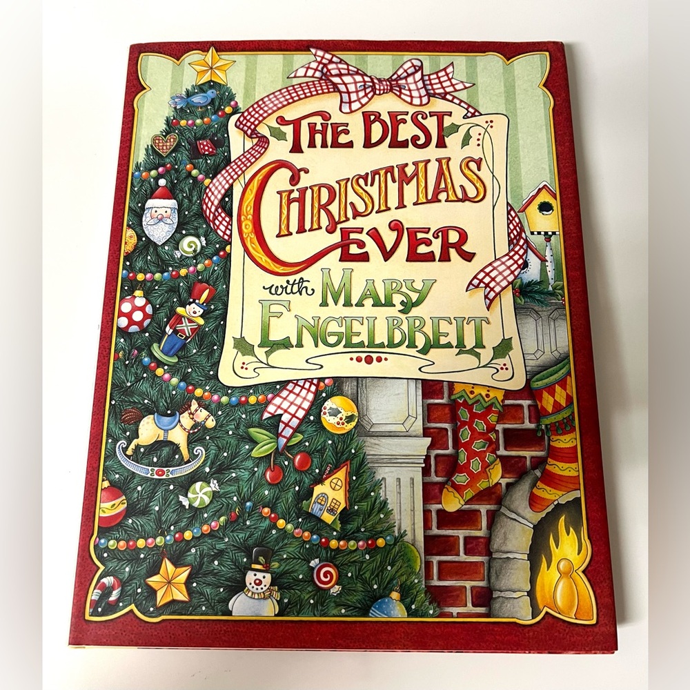'The Best Christmas Ever with Mary Engelbreit' Festive Decor Illustration Book